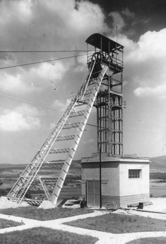 VIII.aknai torony 1938-ban Fotó Pick József gyűjteménye